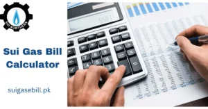 Sui Gas bill calculator